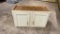 2 door wood cabinet