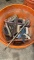 Tub of tile/grout trowels & floats