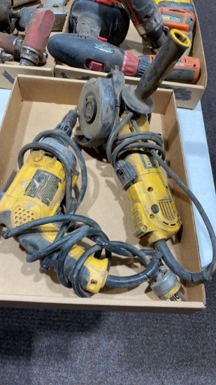 DeWalt grinder & screw gun