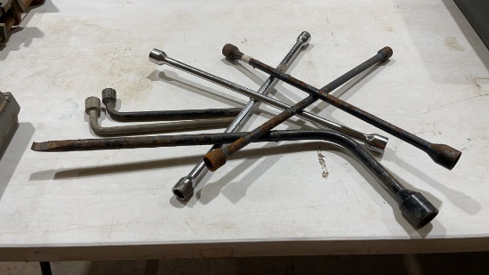 Lot of lug wrenches