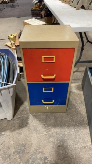 Letter size 2-drawer filing cabinet