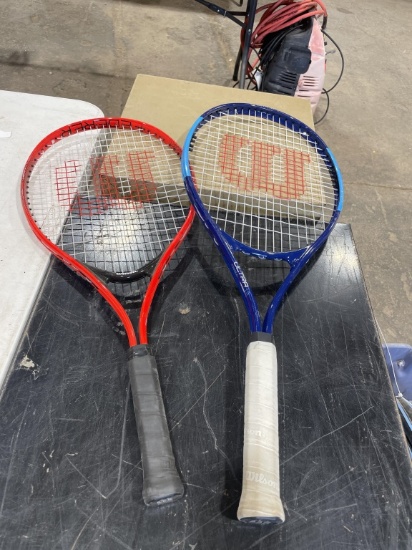 Lot of 2 Wilson tennis rackets