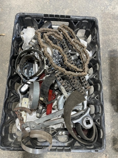 Oil filter wrenches & roller chain