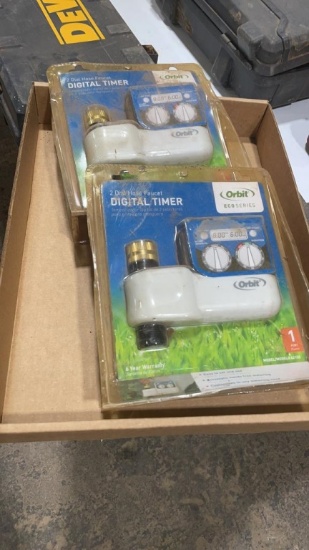 2 digital water timers