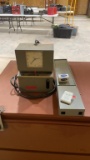 Time clock w/card holder