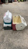 Lot of 3 coolers