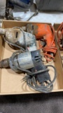 Lot of 3 corded drills