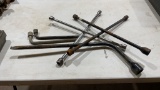 Lot of lug wrenches