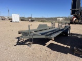 20’ Shop Made Equipment Trailer