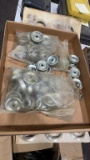 Box of conveyor rollers