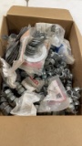 Box of conduit couplings, straps & washers