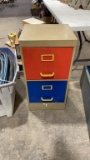 Letter size 2-drawer filing cabinet