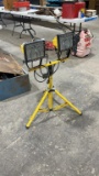 Work light on stand