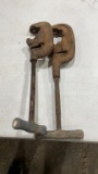 2–No. 2 pipe cutters
