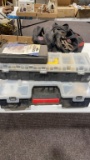 2 storage boxes & MIG tips/nozzles
