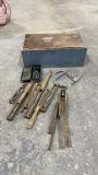 Metal box of reamers & hones