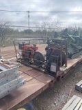 Fence wire roller