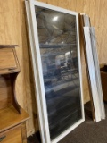 6’ vinyl sliding patio door w/ Frame