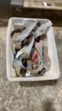 Tub of straps