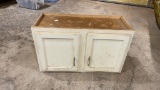 2 door wood cabinet
