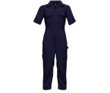 New poplin unlined short sleeve coveralls