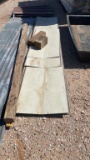 Lot of used brown corner trim