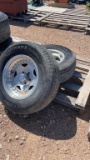 Lot of 2–225/70R15 tires & rims