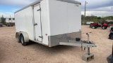 Wells Cargo 16’ enclosed trailer  No Title
