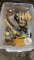 Tub of kitchen utensils & other kitchen items