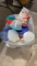 Tub of misc plasticware