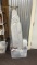 Tub of irons, ironing board & cover