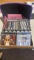 Box of CD’s, wine holder & laptop case