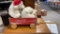 Coca-Cola wooden wagon w, bears