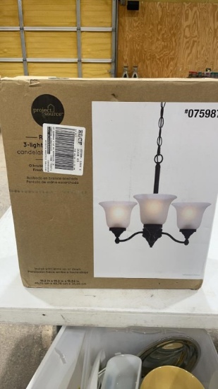 3- light chandelier-oil rubbed bronze finish