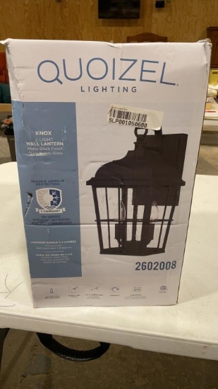 2-light wall lantern-matte black finish