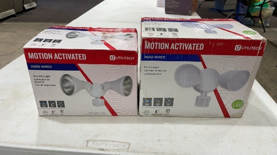 2 motion activated security lights