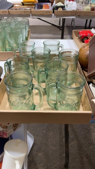 Box of Coca-Cola glass mugs