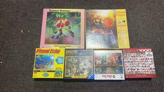 Lot of 6 puzzles