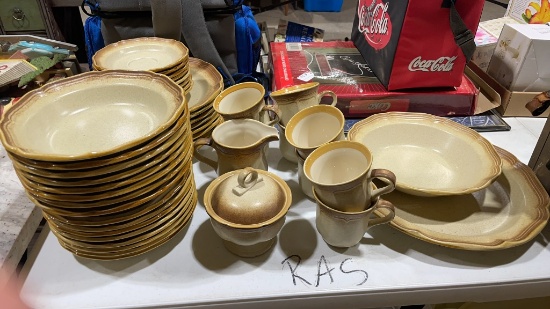 45 pcs Mikasa Whole Wheat dishes
