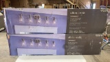 5-light vanity bar-brushed nickel finish