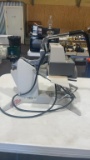 Heat transfer press for making caps