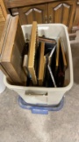 Tub of picture frames