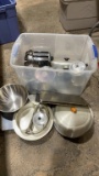 Tub of electric skillet,toaster,perculators &