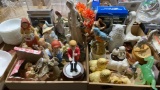 2 boxes of figurines