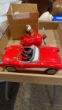 Red Plymouth & airplane music boxes