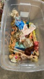 Box of misc Barbie dolls