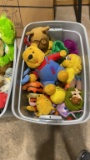 Tub of Character stuffed animals