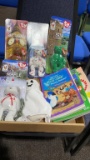 Box of Ty Beanie Babies & Collector’s Books