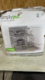 Double tier pull out baskets