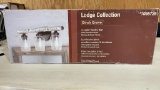 3-lite Vanity Bar. Lodge collection